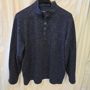 Red Head Brand‎ Co. Men’s 1/4 Button Blue Pullover Knit Sweater 2XLT